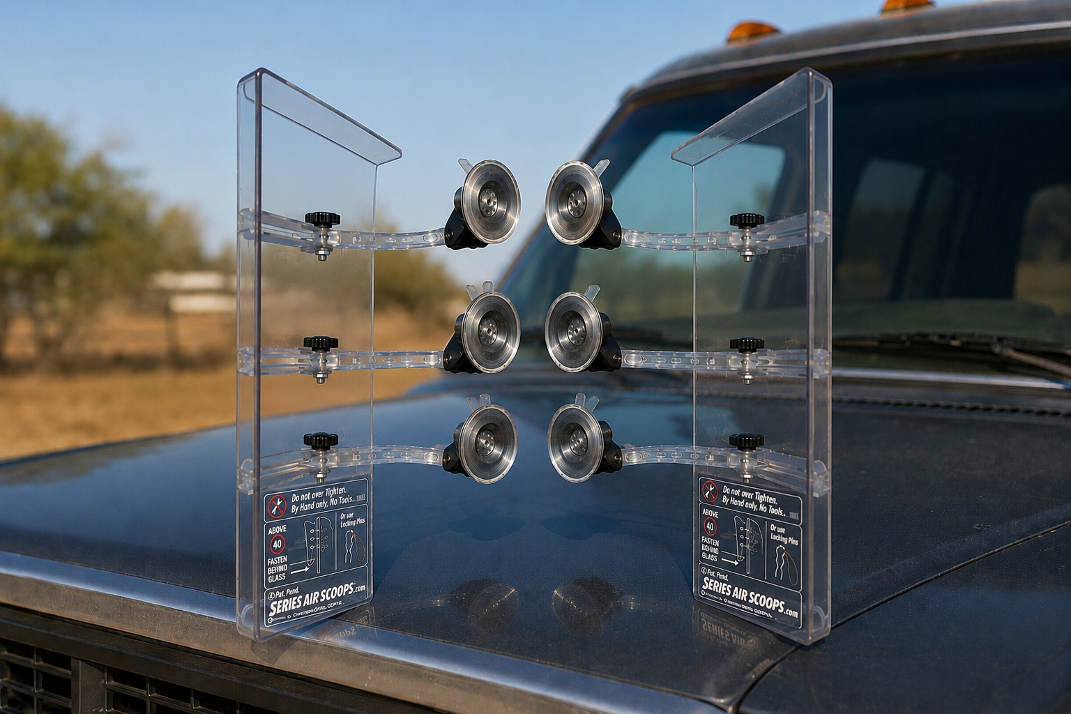 2x SERIES AIR SCOOPS COMPLETE KITS (Fully Reversible L/R) 25% OFF BOTH WHEN PURCHASED TOGETHER.