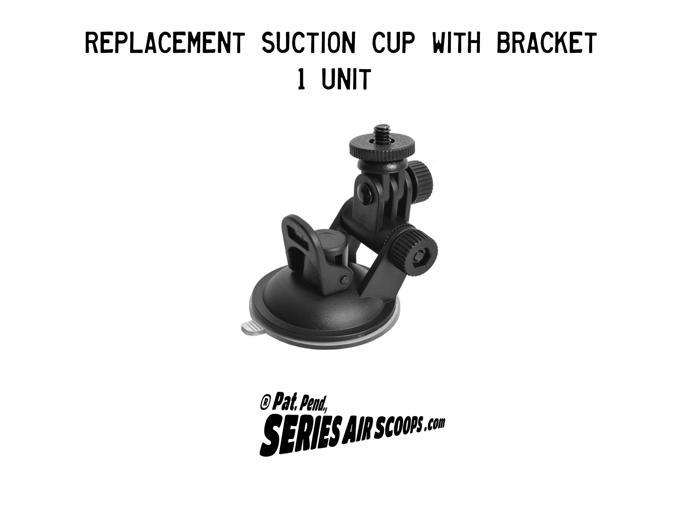 REPLACEMENT SUCTION CUP WITH BRACKET MOUNT